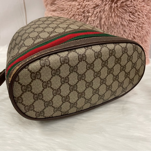 Vintage Gucci Guccisima Web Canvas Bucket Bag - Picture 3 of 12